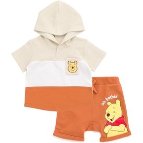 Disney Winnie the Pooh Pullover Hoodie and French Terry Shorts Newborn to Toddler