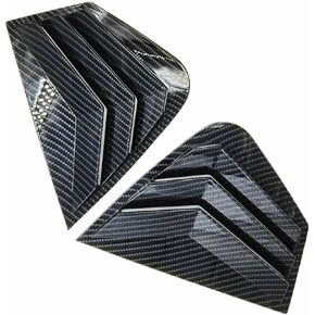 Rear Side Window Quarter Louver Cover Carbon Fiber for Kia Optima K5 2011 2012 2013 2014 2015