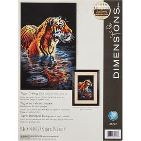 Dimensions 'Rose Cuttings' Floral Counted Cross Stitch Kit, 14'' x 9'', multi-colored, 14 Count