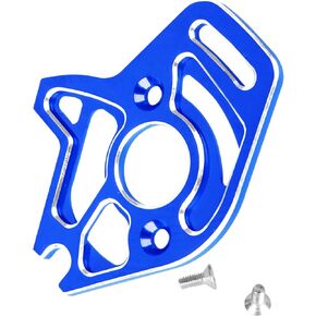 RC Motor Mount Upgrades Part for 1/10 Slash 4x4/Slash 4x4 VXL,Alloy Aluminum Motor Plate Hops Up,Navy Blue