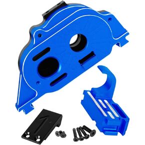 RcarmumbWow RC Motor Mount Gear Cover Upgrades Part for 1/10 Granite 4x4 Mega550,Senton 4x4 Mega550,Typhon 4x4 Mega550,Alloy Aluminum Center Gearbox Hop-up,Navy Blue
