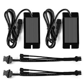 Alla Lighting Newest CAN-Bus T20 7443 LED Decoders for Anti-Flicker Fix Turn Signal Lights Bulbs Hyper Flash Resistor Adapter Harness Kits/Fix Error Free Codes