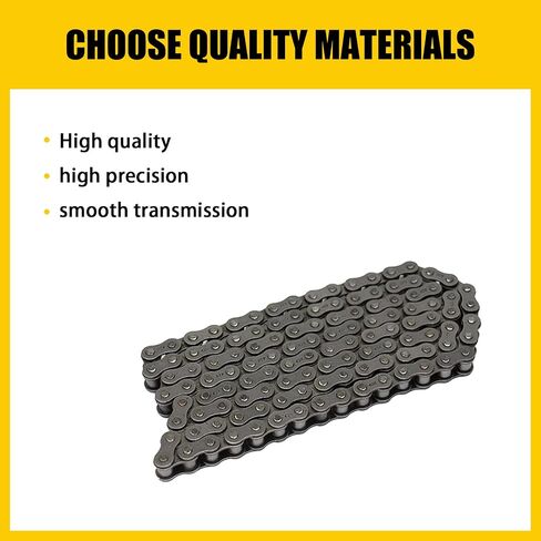 Pack-8 Bicycle #35 Chain Master Link Roller Connector, Carbon Steel Chain Links Accessories, Heavy Duty Roller Chain Connector, Universal for Bicycle Mini Kart Pit ATV Scooters (Black) in Saudi Arabia