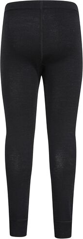 Mountain Warehouse Merino Kids Baselayer Pants Black 5-6 Years in Kuwait