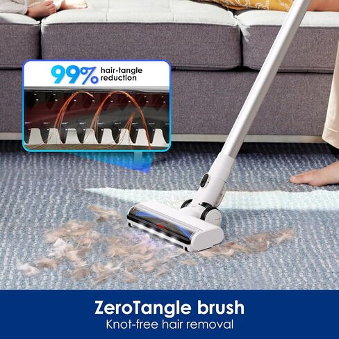 Tineco Floor ONE Switch S7 Wet Dry Vacuum Cleaner, Smart Floor Washer Multi-Function, Self-Cleaning, Extended Battery Lifespan 65Min Runtime, ZeroTangle Brush Dual-Edge Cleaning, Whole-House Cleaning in Saudi Arabia