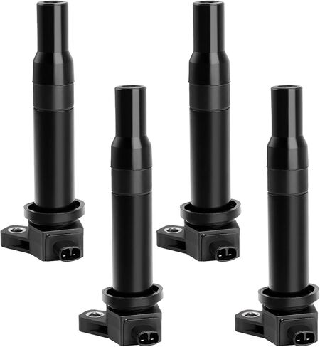 AUTOSAVER88 Ignition Coil Pack Set of 4 Compatible with 2006 2007 2008 2009 2010 2011 Hyundai Accent - 2006-2011 Kia Rio Rio5 1.6L L4 in Saudi Arabia