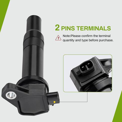 AUTOSAVER88 Ignition Coil Pack Set of 4 Compatible with 2006 2007 2008 2009 2010 2011 Hyundai Accent - 2006-2011 Kia Rio Rio5 1.6L L4 in Saudi Arabia