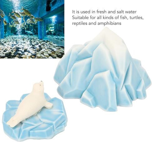 حوض السمك الجليدي الديكور الراتنج الآمن زخرفة رائعة تحت الماء الجليد الجليدي للمياه العذبة والمياه المالحة in Kuwait