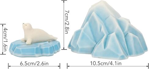 حوض السمك الجليدي الديكور الراتنج الآمن زخرفة رائعة تحت الماء الجليد الجليدي للمياه العذبة والمياه المالحة in Kuwait