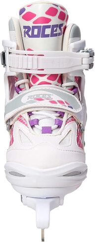 RocesRoces Model MCK II H Kids Ice Skate، مقاس أمريكي 9-12jr، أسود/أحمر in Kuwait