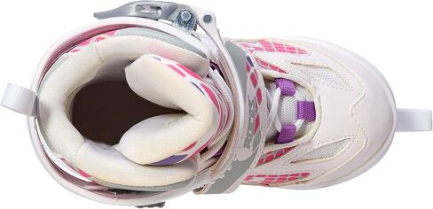 RocesRoces Model MCK II H Kids Ice Skate، مقاس أمريكي 9-12jr، أسود/أحمر in Kuwait