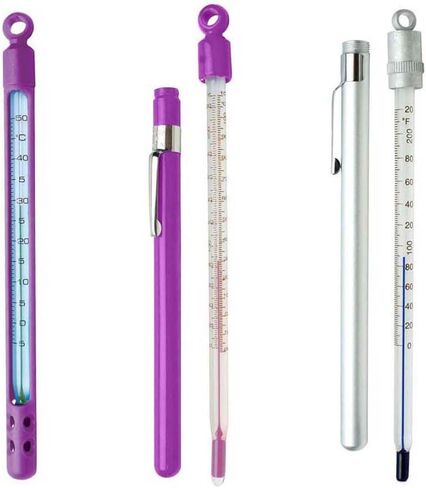 B60770-0100 Durac Plus Pocket ميزان حرارة سائل في الزجاج، -35 إلى 50 درجة مئوية، علبة بلاستيكية للنافذة، حشو سائل عضوي in Saudi Arabia