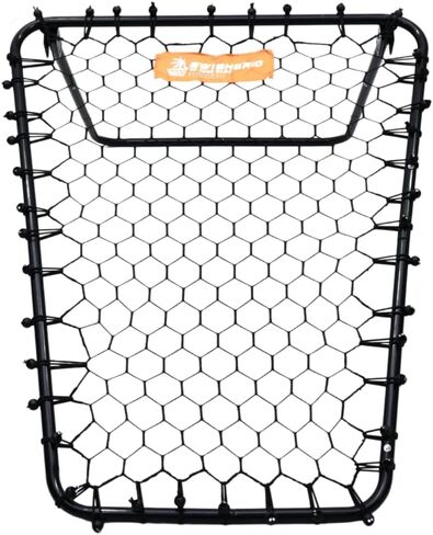Basketball Rebounder & Basketball Return Net with Adjustable Frame, Rubber Grip and Sandbags 3 x 2.5 feet - Multipurpose Portable Passback Training Aid for Multiple Sports Use in Saudi Arabia