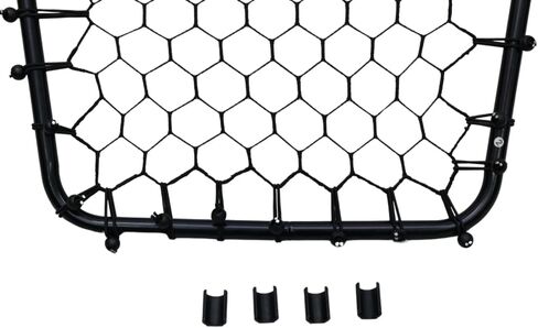 Basketball Rebounder & Basketball Return Net with Adjustable Frame, Rubber Grip and Sandbags 3 x 2.5 feet - Multipurpose Portable Passback Training Aid for Multiple Sports Use in Saudi Arabia