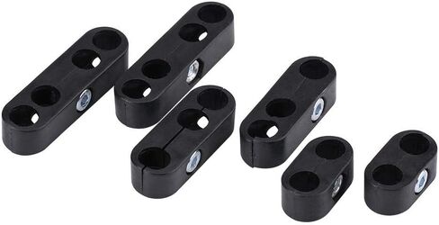 طقم فواصل سلك توصيل الإشعال، مقسم فاصل سلك توصيل شرارة المحرك 7/8 مم (أسود) in Kuwait