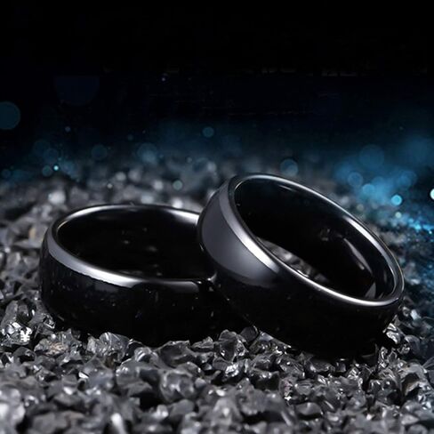 T5577 chip RFID Black Ceramics Smart Finger rewrite Ring ID Wear for Men or Women in Kuwait