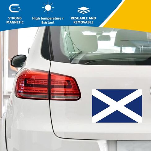 ملصق مغناطيسي للسيارة بعلم اسكتلندا الاسكتلندي، مقاس 4×6 بوصة، مغناطيس للسيارات للسيارة والشاحنات وسيارات الدفع الرباعي in Kuwait
