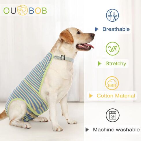 Dog Diapers Female, Washable Onesie Sanitary Pantie with Adjustable Suspender, Dog Period Panties Doggie Diapers, Pet Underwear Female Dog Diapers for Heat Dog Jumpsuit for Large Dogs in Saudi Arabia