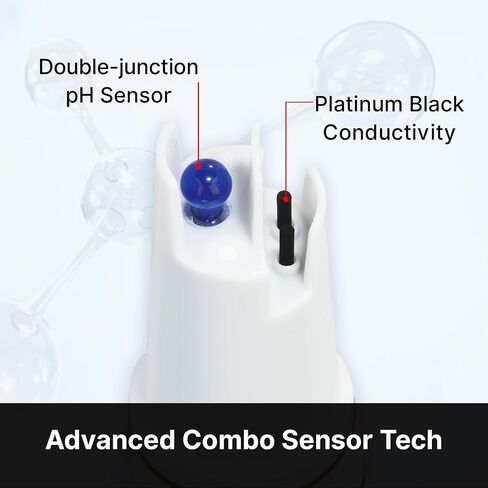 Apera Instruments PCO60-Z Bluetooth pH/Conductivity/ORP/Redox/TDS/Salinity/Resistivity Smart Multi-Parameter Meter Tester Kit Powered by ZenTest Mobile App with Cloud-Based Datalogger in Saudi Arabia