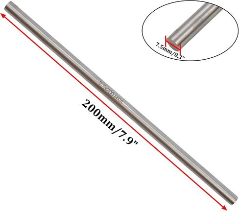 4.5mm Dia Round Steel Rod Solid 150mm Length HSS Round Rod Lathe Bar Stock Tool for DIY Craft -10pcs in Saudi Arabia