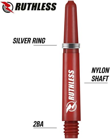 Deflectagrip Dart Shafts | Durable Nylon Stems with Springs in Medium Length, 49mm, Multiple Colours and Pack in Saudi Arabia