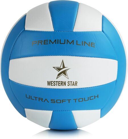 Western Star Outdoor Volleyball - Official Size - Soft-Touch Volleyball - Beach Volleyball - Premium and Durable Design - Outdoor Volleyball in Saudi Arabia