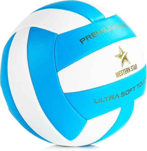 Western Star Outdoor Volleyball - Official Size - Soft-Touch Volleyball - Beach Volleyball - Premium and Durable Design - Outdoor Volleyball in Saudi Arabia