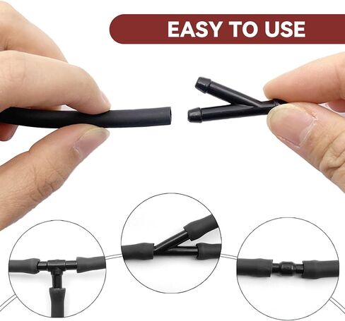 طقم خرطوم غسيل الزجاج الأمامي، خرطوم سائل غسيل بطول 4 أمتار مع 12 تركيب خرطوم، مناسب لمعظم خراطيم غسيل الزجاج الأمامي للسيارة، يتصل بمضخة مياه السيارة والفوهة in Kuwait