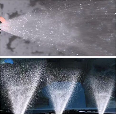 طقم خرطوم غسيل الزجاج الأمامي، خرطوم سائل غسيل بطول 4 أمتار مع 12 تركيب خرطوم، مناسب لمعظم خراطيم غسيل الزجاج الأمامي للسيارة، يتصل بمضخة مياه السيارة والفوهة in Kuwait