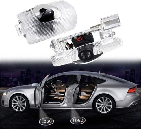 FANGWEI LED Car Door Lights Projector Courtesy LED Laser Welcome Radiation Lamp Car Door LED Logo Lights Ghost Shadow Light Logo Compatible with Accessories RX ES GX LS LX IS Series in Kuwait