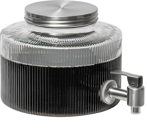 ماكينة صنع القهوة الباردة من جيلمو، صانعة جرة ميسون للمشروبات الباردة المثلجة سعة 84 أونصة مع فلتر شبكي، إبريق المشروب البارد للثلاجة in Kuwait