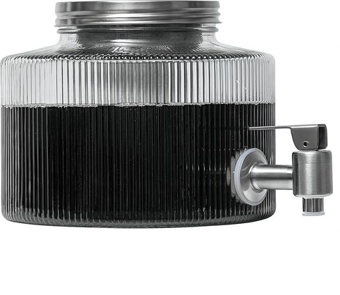 ماكينة صنع القهوة الباردة من جيلمو، صانعة جرة ميسون للمشروبات الباردة المثلجة سعة 84 أونصة مع فلتر شبكي، إبريق المشروب البارد للثلاجة in Kuwait