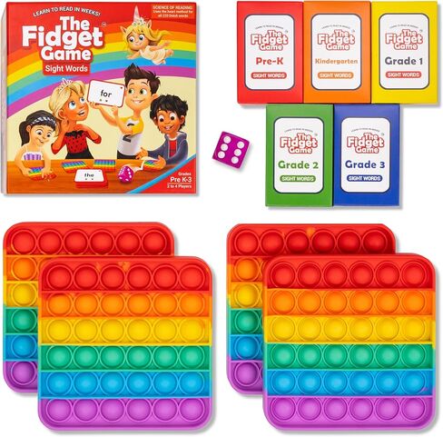 حزمة تعلم رياض الأطفال - تعلم القراءة في أسابيع، ماستر 500 بطاقة فلاش - كلمات رؤية عالية التردد، أرقام، إضافة وطرح وأشكال - لمرحلة ما قبل الروضة حتى الصف 3 in Kuwait