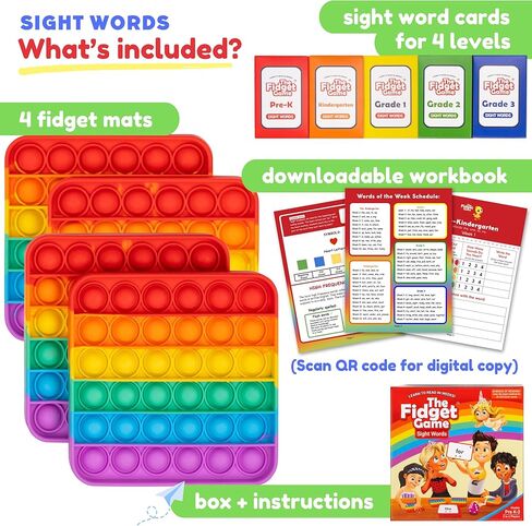 حزمة تعلم رياض الأطفال - تعلم القراءة في أسابيع، ماستر 500 بطاقة فلاش - كلمات رؤية عالية التردد، أرقام، إضافة وطرح وأشكال - لمرحلة ما قبل الروضة حتى الصف 3 in Kuwait