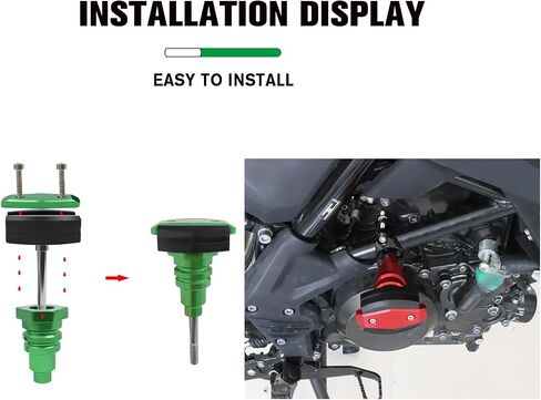 Frame Sliders Universal Crash Pad CNC Aluminum Motorcycle Engine Guard Fairing Falling Protection(Black) in Saudi Arabia