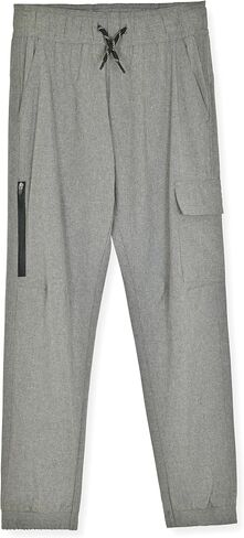 2 Pack Boys Hybrid Jogger Pants - Lightweight Skateboard Pants for Boys - 2 Pack Boys Jogger Pants in Saudi Arabia
