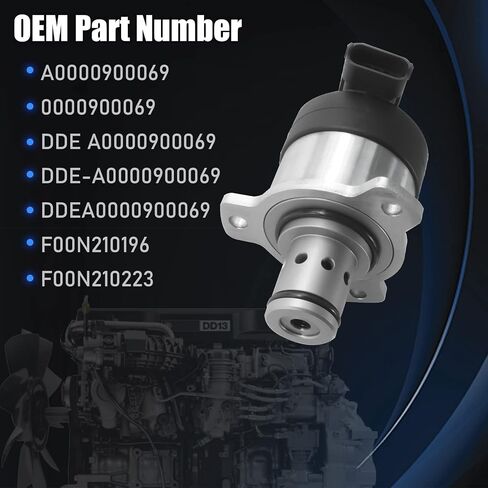 A0000900069 Fuel Meter Quantity Control Valve OE Replacement for Detroit Diesel DD13 DD15 DD16 DDE Fuel Pump Metering Unit for Freightliner Cascadia/Western Star Select Models in Saudi Arabia