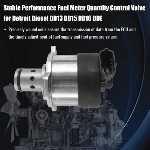 A0000900069 Fuel Meter Quantity Control Valve OE Replacement for Detroit Diesel DD13 DD15 DD16 DDE Fuel Pump Metering Unit for Freightliner Cascadia/Western Star Select Models in Saudi Arabia