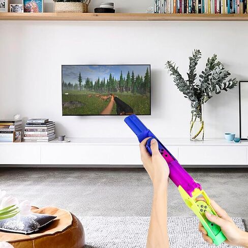 لعبة مطلق النار متوافقة مع لعبة الصيد Switch/OLED، ملحق ألعاب بديل لوحدة تحكم مطلق النار لألعاب الرماية N-Switch (Splatoon 3) in Kuwait