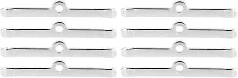 Valve Cover Spreader Bars, 8pcs/Set Chrome 4 3/4in Valve Cover Spreader Bars Replacement Fit for Chevy 283 305 327 350, Fit for All Engines Using 1/4-20 Thread Bolts, Silver in Kuwait
