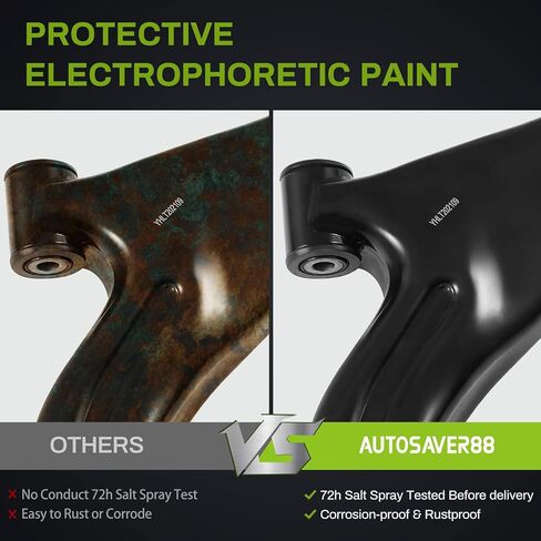 طقم التعليق الأمامي AUTOSAVER88 متوافق مع 2005-2009 Ford Escape، Mazda Tribute، Mercury Mariner-w/ذراع التحكم، وصلة كروية، شريط التأثير، مجموعة قضيب التعادل in Saudi Arabia