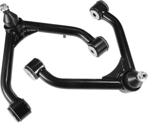 X AUTOHAUX 2-4 "رفع أذرع التحكم العلوية لسيارة شيفروليه سيلفرادو 1500 لسيارة GMC Sierra 1500 1999-2006 لسيارة Tahoe Yukon Adaption 2-4 مجموعة تعليق الرفع أذرع قابلة للتعديل زوج أسود in Saudi Arabia