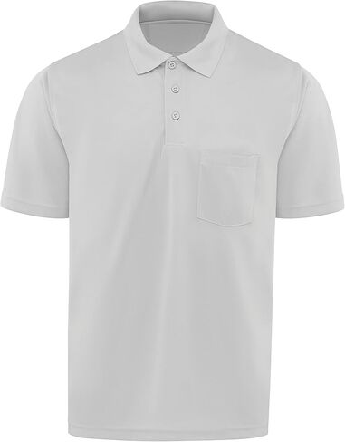 Red Kap Men's Short Sleeve Performance Knit Pocket Polo in Kuwait