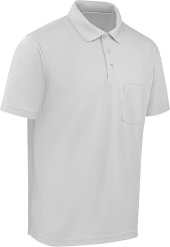 Red Kap Men's Short Sleeve Performance Knit Pocket Polo in Kuwait
