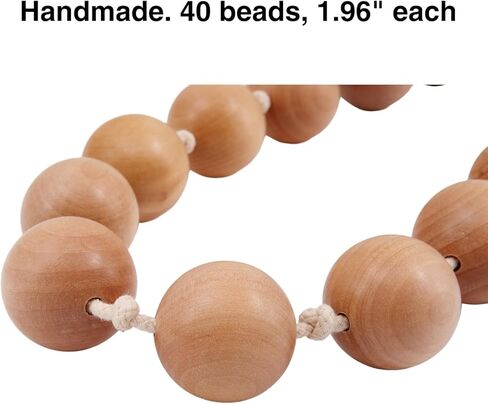 طوق هولا المرجح للياقة البدنية للنساء، طوق خشبي مطرز بالخرز لليوجا/البيلاتس، مصنوع يدويًا، 3.5 رطل in Kuwait