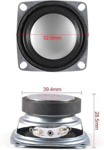 2PCS 2" 4Ohm 3W DIY Small Full Range Audio Speaker Stereo Woofer Loudspeaker for Arduino and DIY Speaker in Saudi Arabia