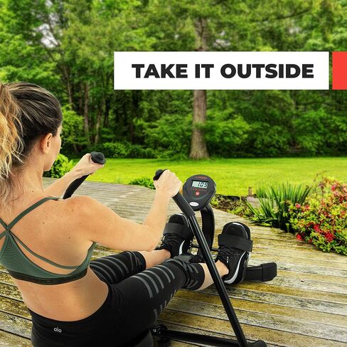 ماكينة التجديف الهيدروليكية لانوس | مقاومة قابلة للتعديل | آلات التجديف للاستخدام المنزلي | شاشة LCD | مدمج للتمرين المنزلي | لهجة العضلات تحسين صحة القلب in Kuwait