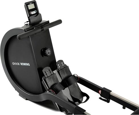 OVICX Magnetic Rowing Machine for Home Use Foldable Indoor Rower Exercise Equipment for Whole Body Workout with Double Track in Saudi Arabia