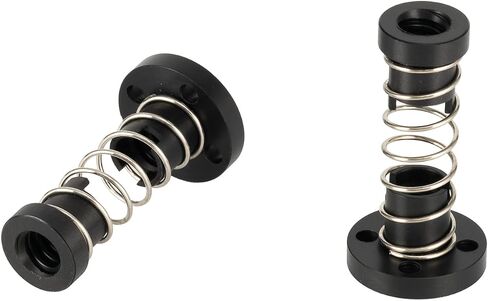 2-Pack TR8x8 T8 POM Anti Backlash Nuts Pitch 2mm Lead 8mm for Lead 8mm Acme Threaded Rod Eliminate The Gap Spring DIY CNC Accessories in Saudi Arabia