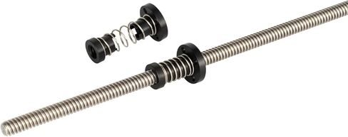 2-Pack TR8x8 T8 POM Anti Backlash Nuts Pitch 2mm Lead 8mm for Lead 8mm Acme Threaded Rod Eliminate The Gap Spring DIY CNC Accessories in Saudi Arabia